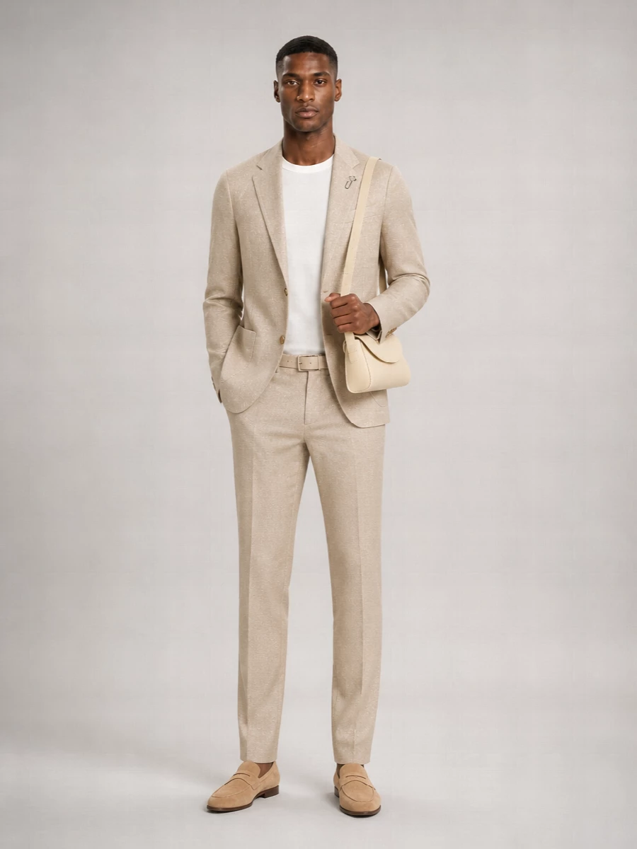 Lardini Linen Straight-Leg Trousers