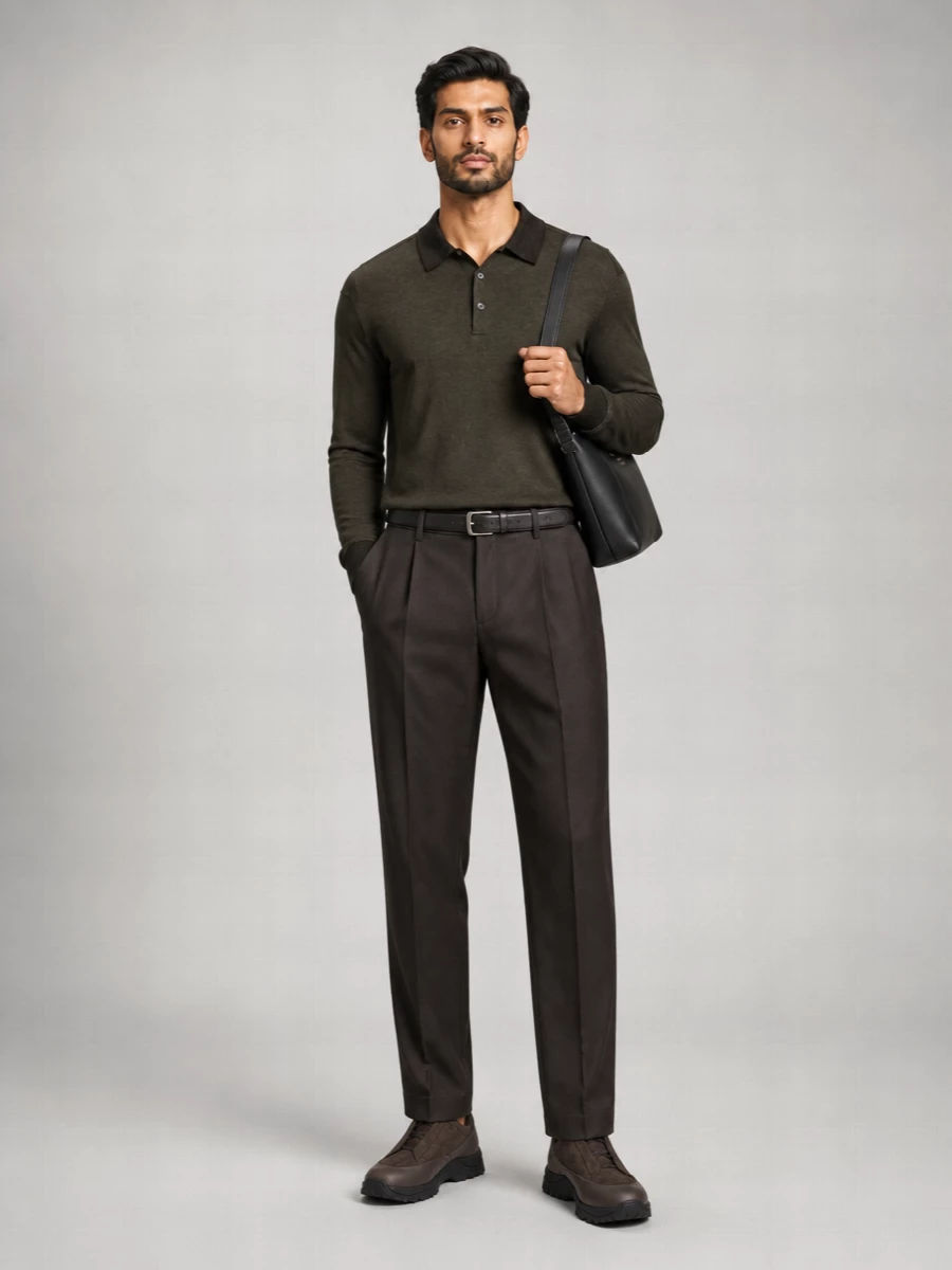 Zegna Leather Belt