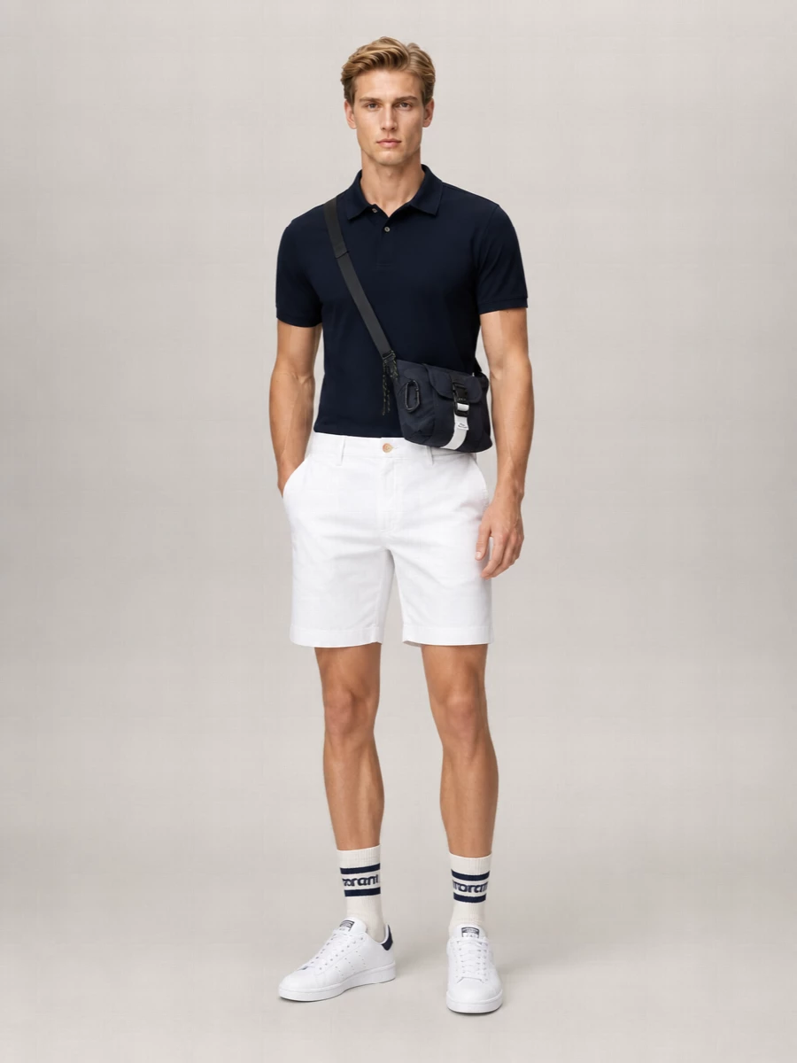 K-Way Cotton Short-Sleeve Polo Shirt
