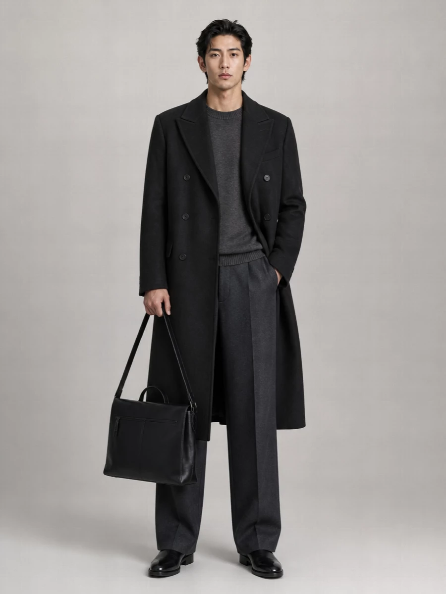 Jacquemus Wool Double-Breasted Coat