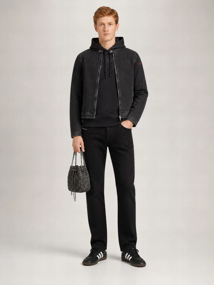 Diesel Denim Single Breasted Jacket