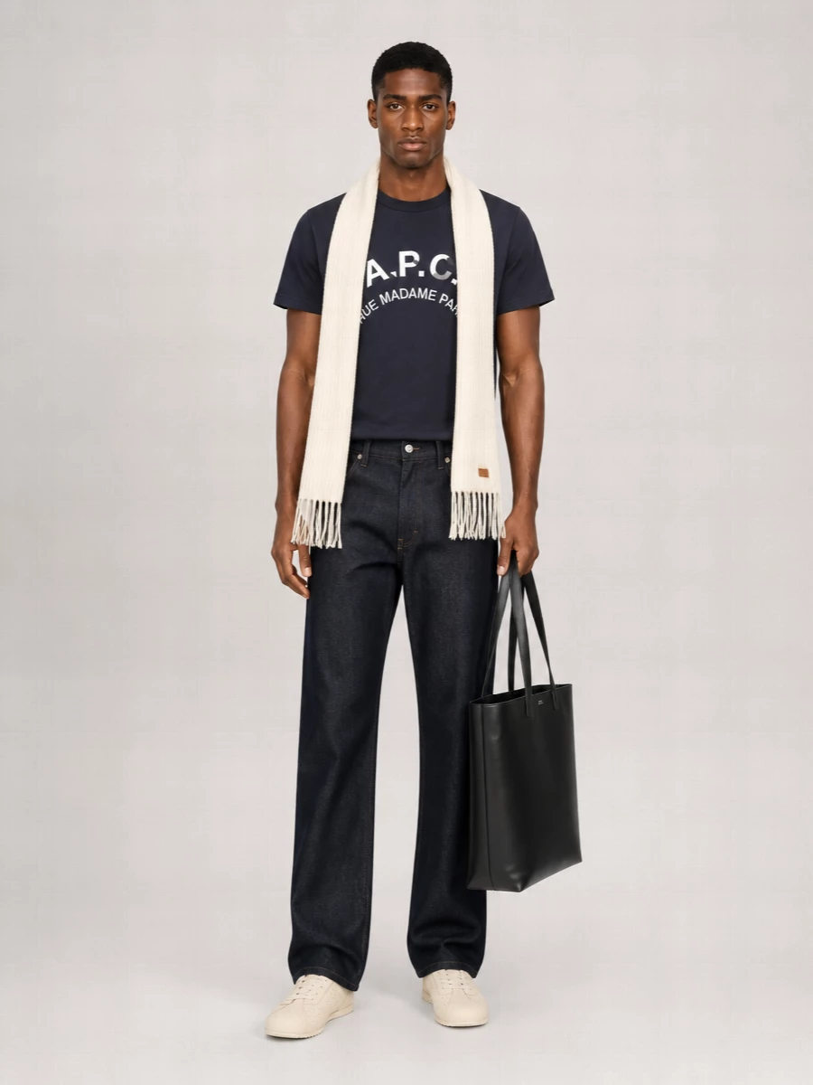 A.p.c. Logo Cotton T-Shirt
