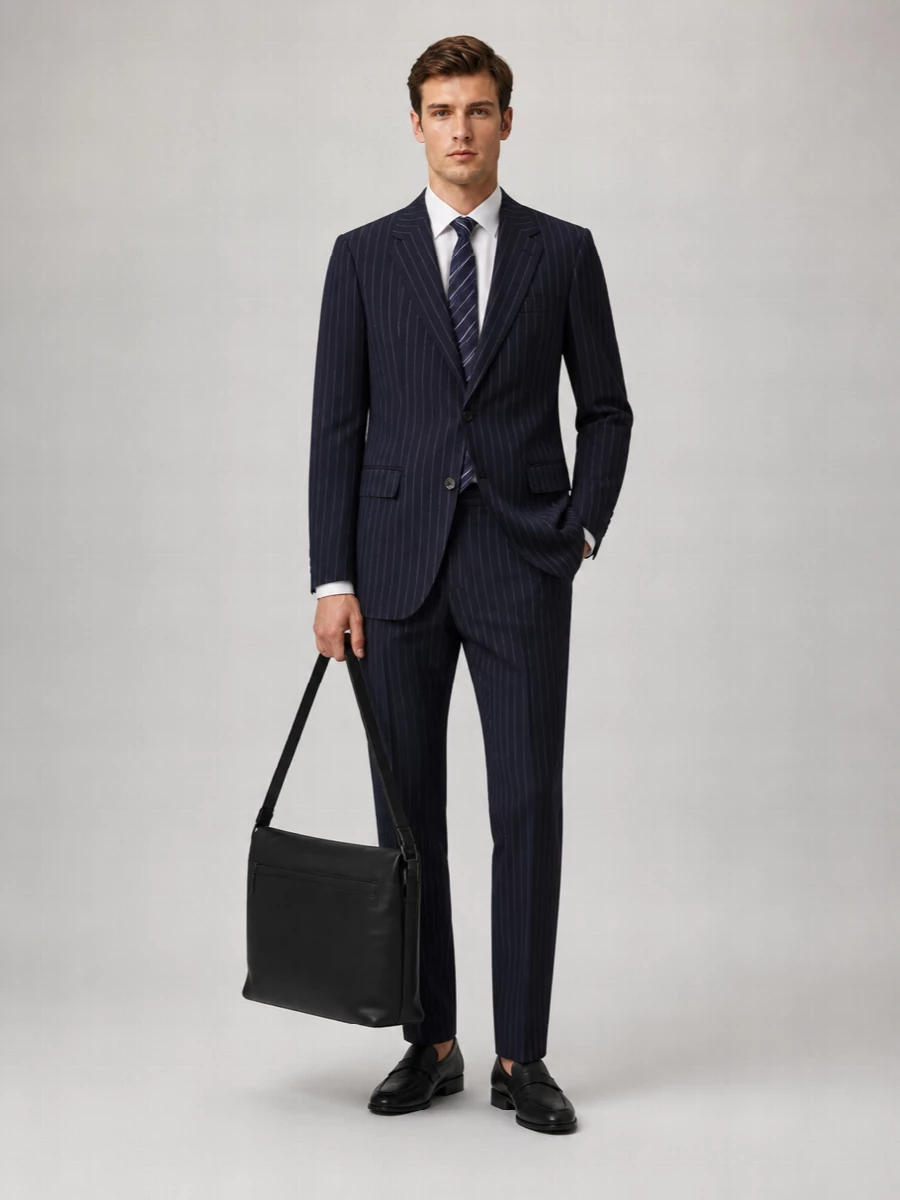 Tom Ford Silk Diagonal Striped Tie