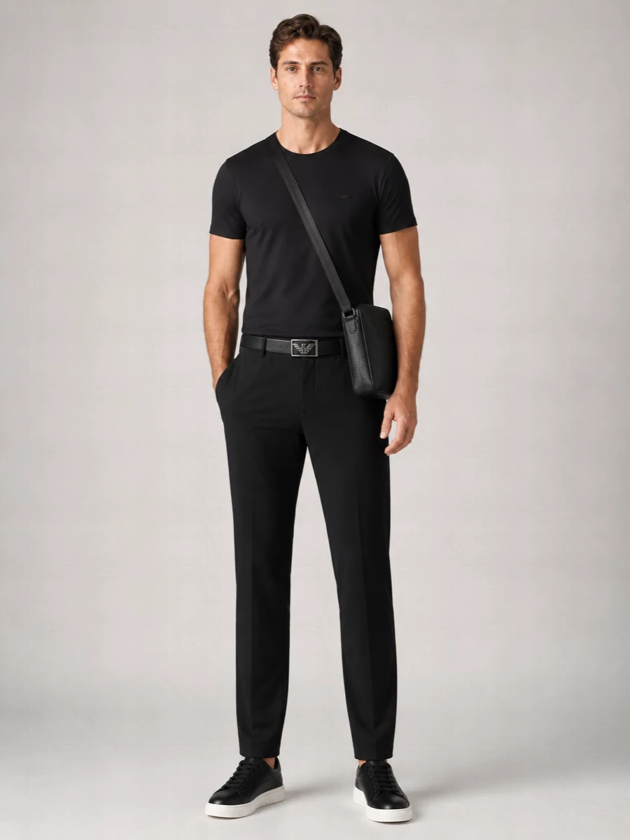 Emporio Armani Leather Belt