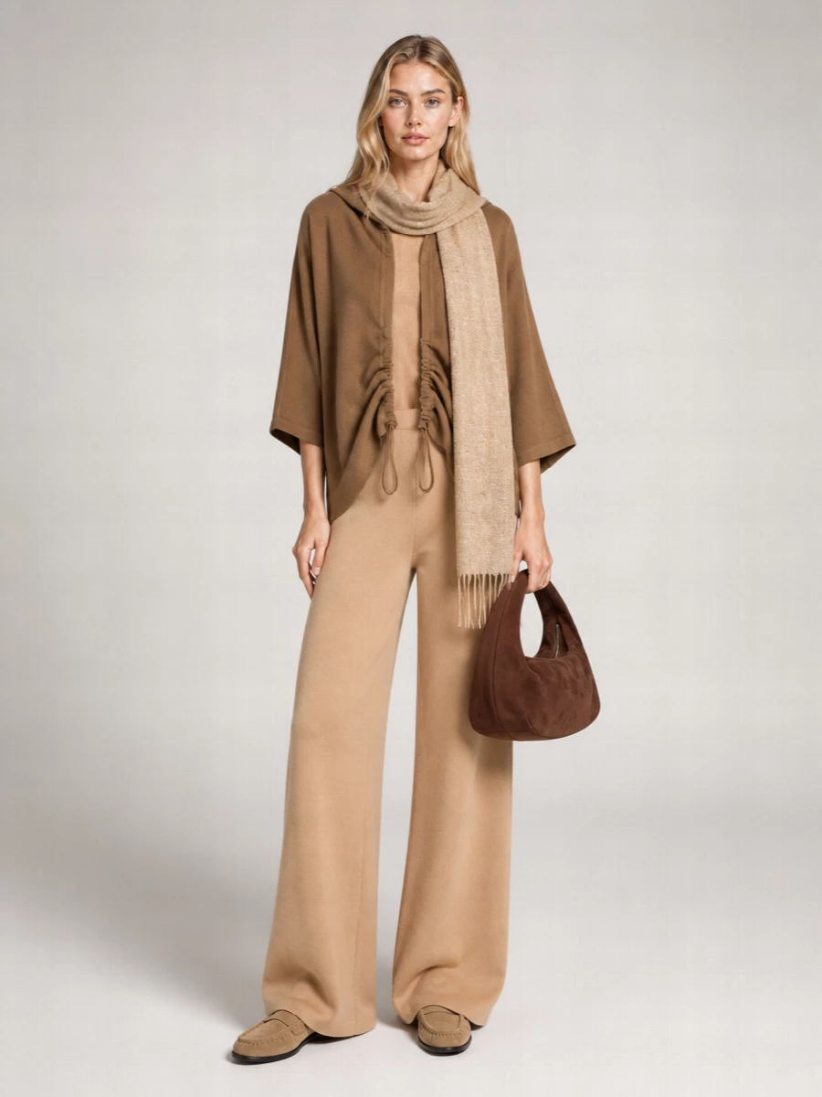 Max Mara Virgin Wool Hooded Cardigan