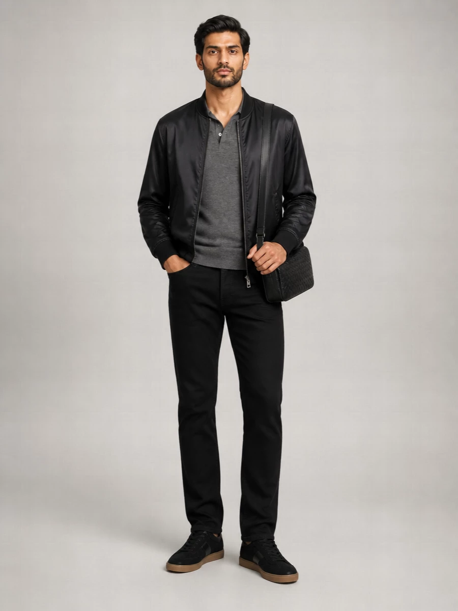 Tom Ford Silk Bomber Jacket