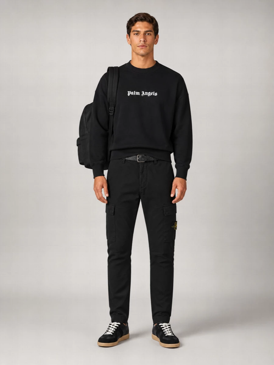 Stone Island Cotton Pants