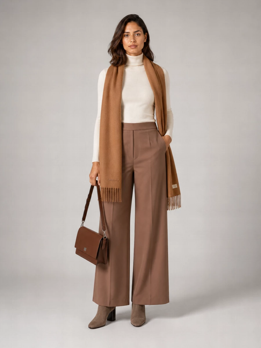 Max Mara virgin wool fine rib-knit turtleneck sweater