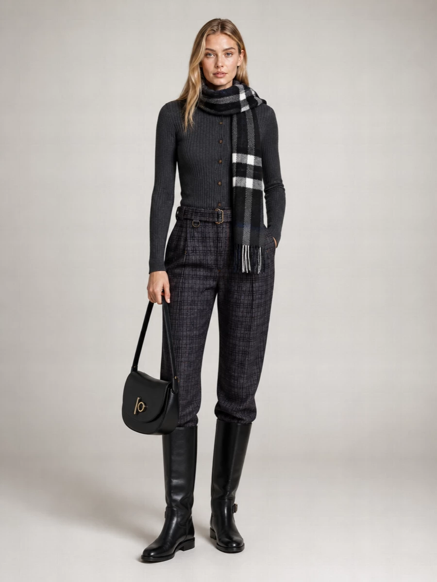 Burberry Cashmere Ribbed Slim-Fit Cardigan
