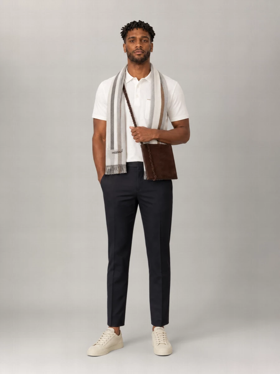 Zegna Piqué Cotton Short-Sleeve Polo Shirt