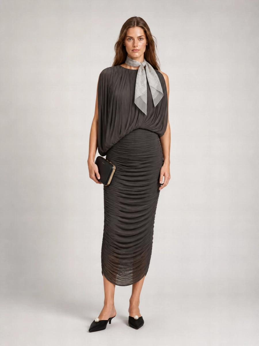 Magda Butrym Draped Sleeveless Blouse