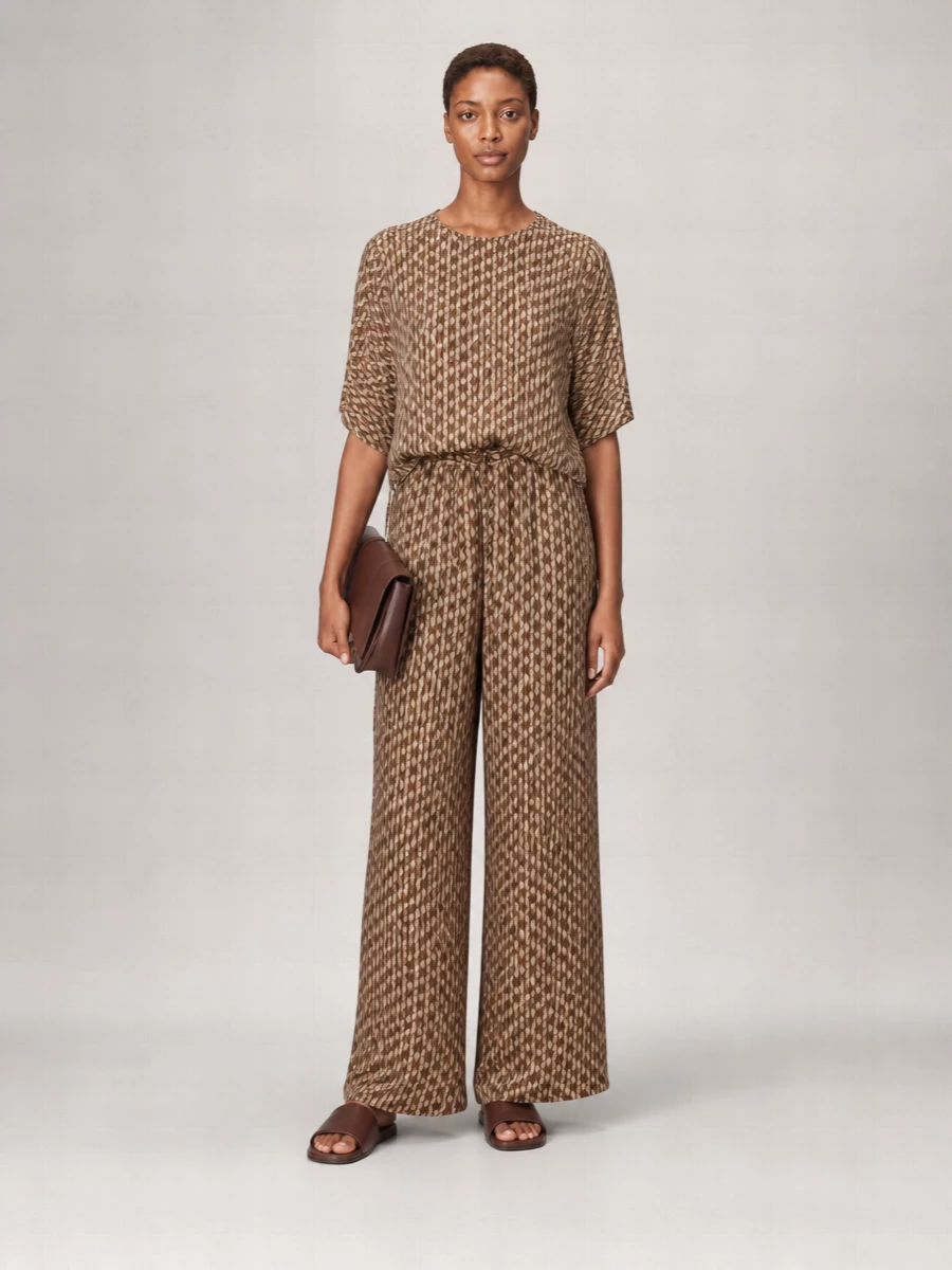 Max Mara Silk Printed Bodysuit