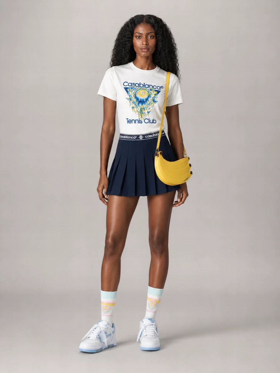 Casablanca Cotton Tennis Club T-Shirt
