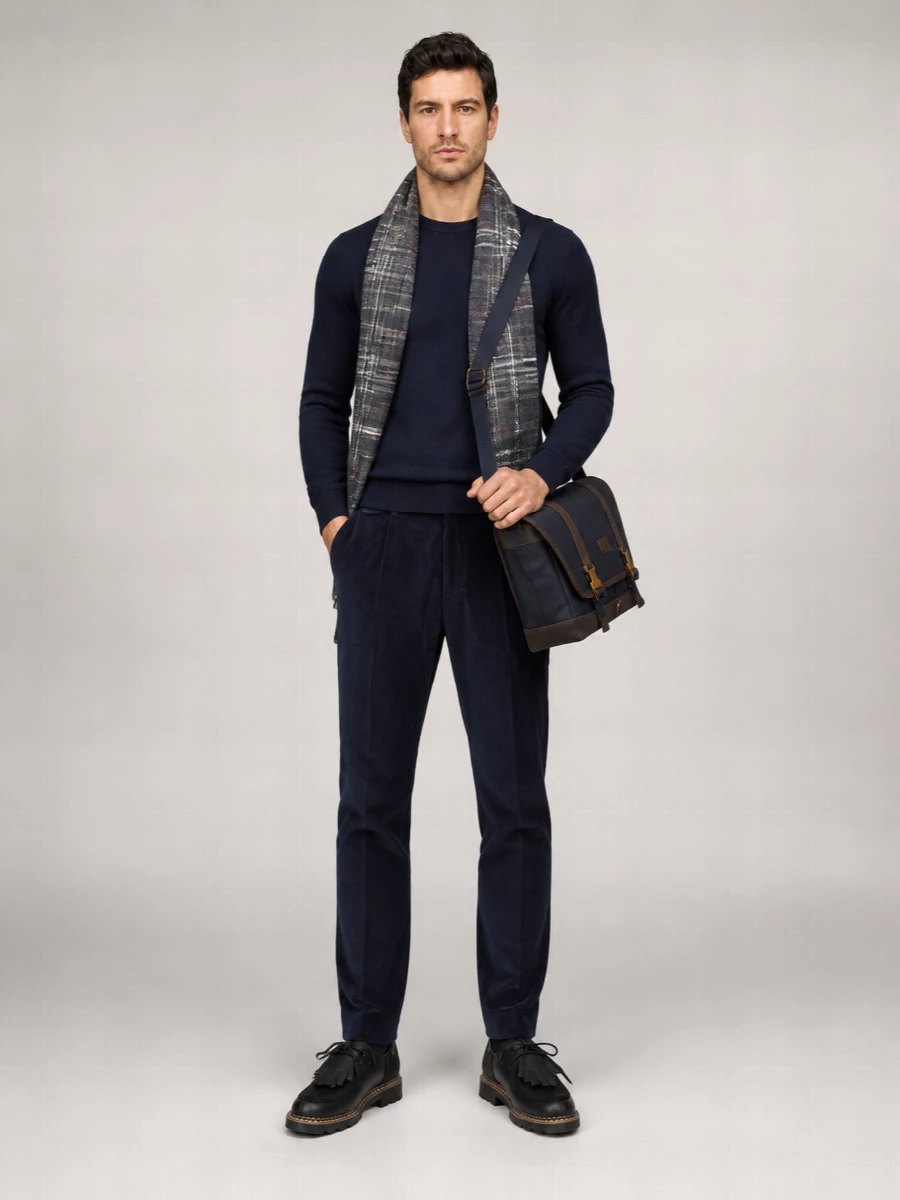 Barbour Wool Cotton Crewneck Jumper