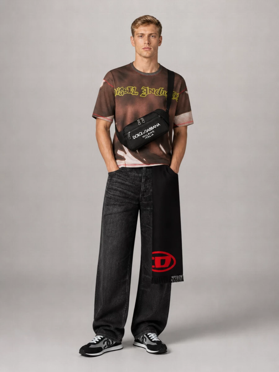 Dolce&Gabbana Leather Low-Top Sneakers