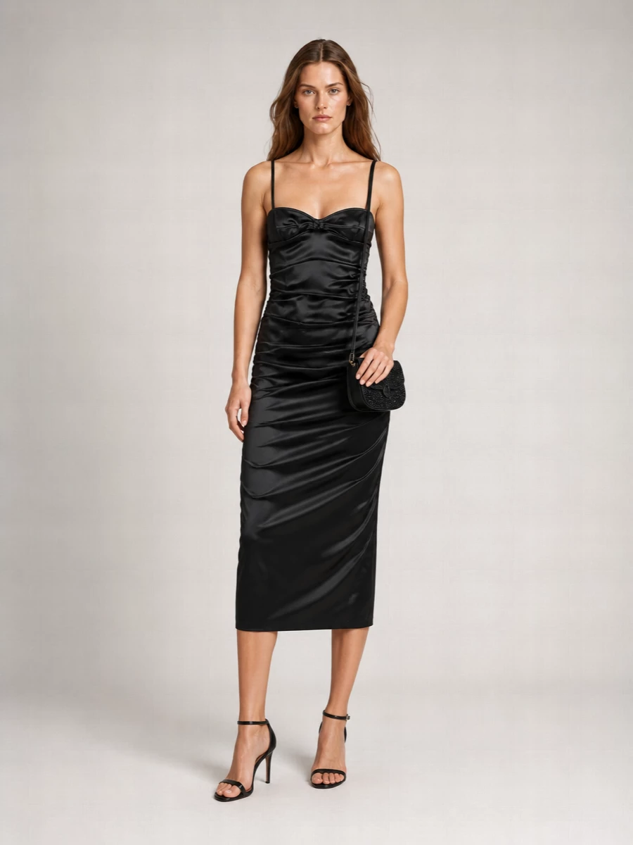 Dolce&Gabbana Silk-Blend Mini Dress