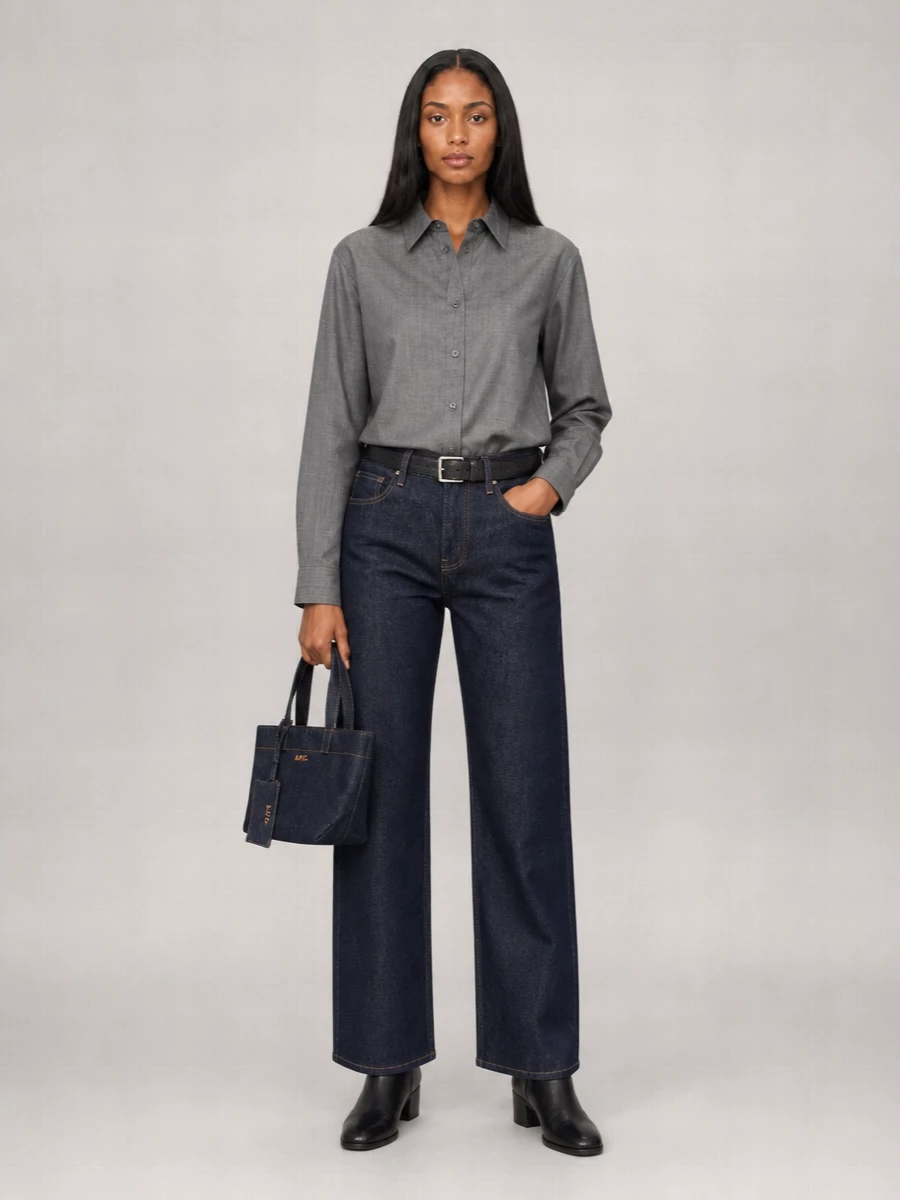 The Frankie Shop straight-leg jeans