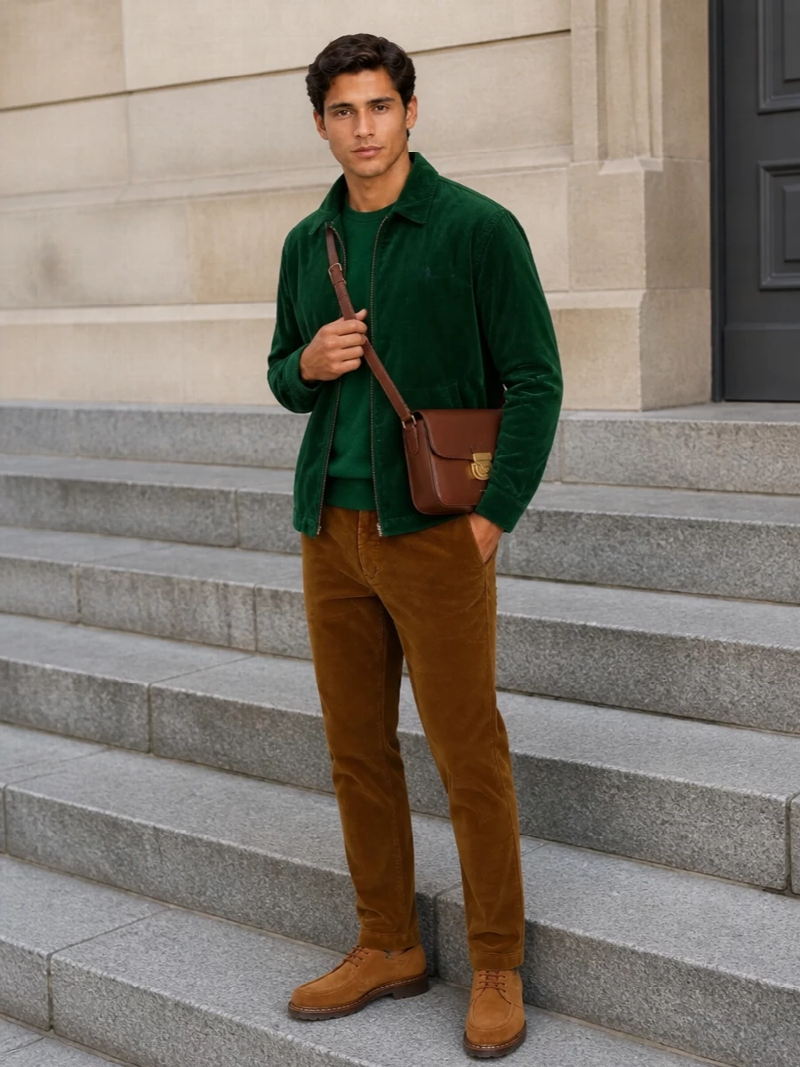 Polo ralph lauren corduroy jacket outfit men