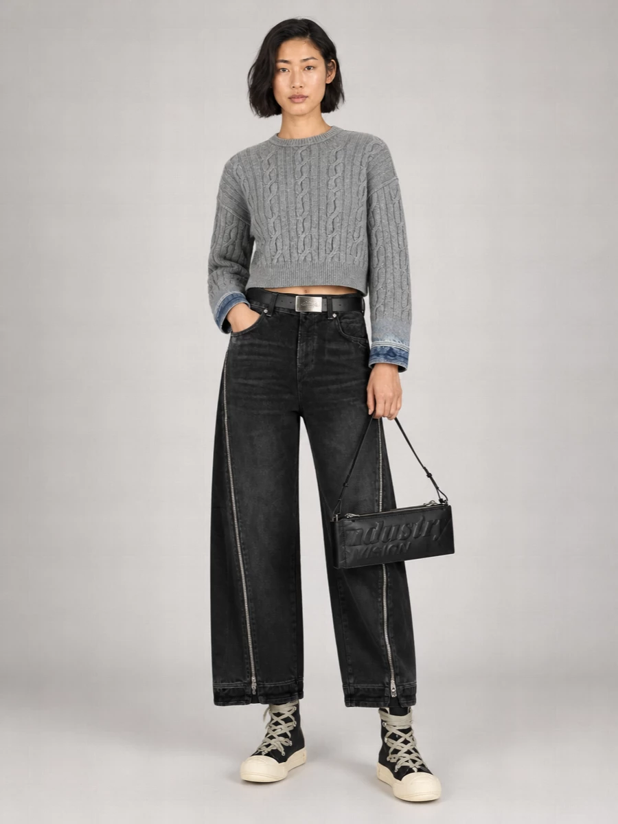 Haikure Cotton Wide-Leg Jeans