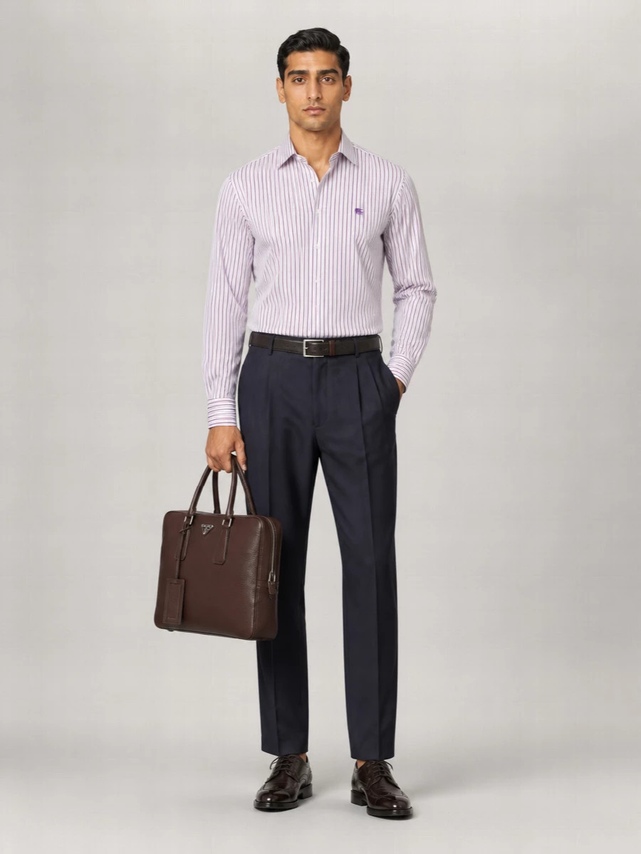 Zegna Leather Belt