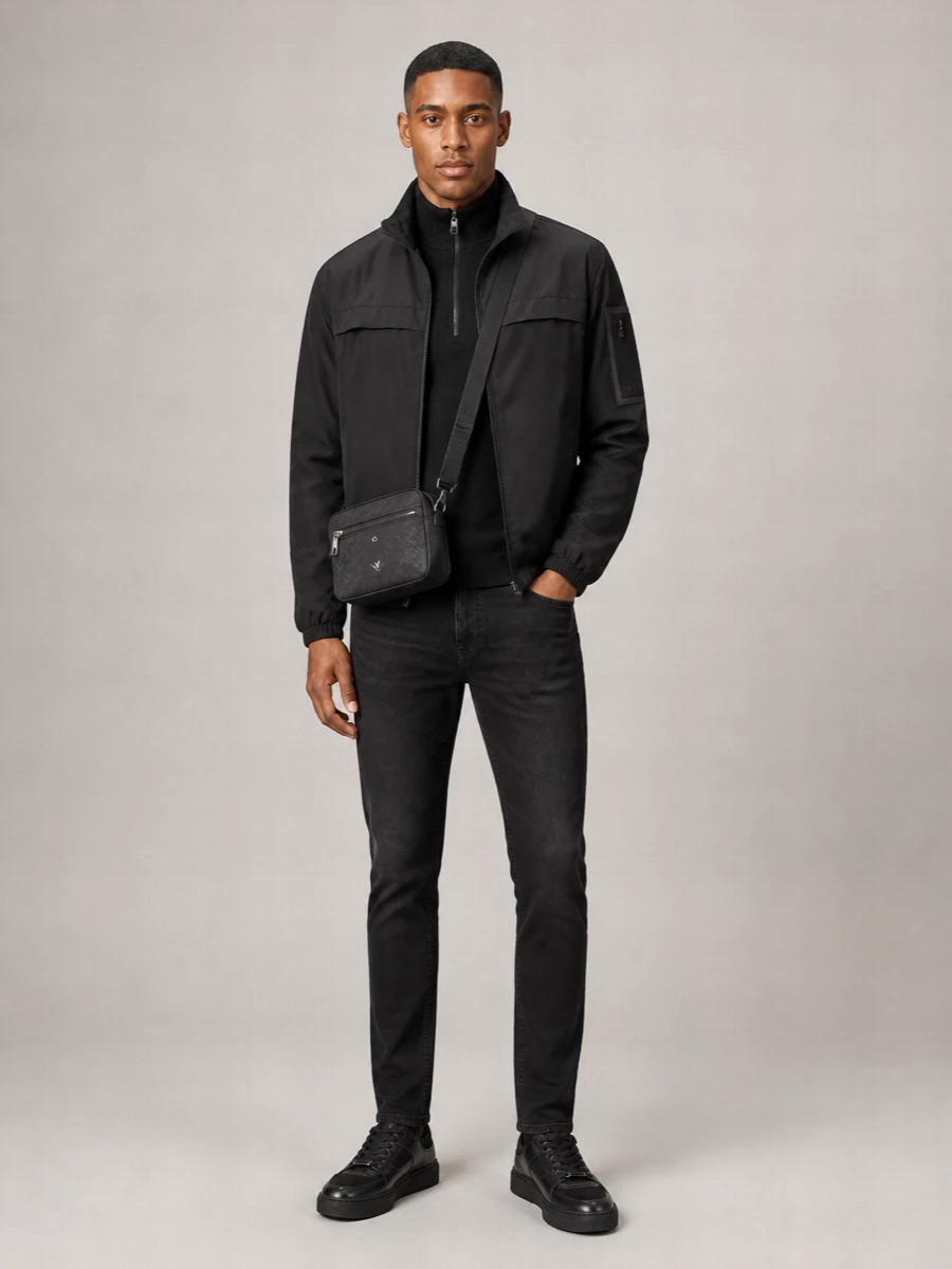 Boss Waterproof High-Collar Lightweight Jacket