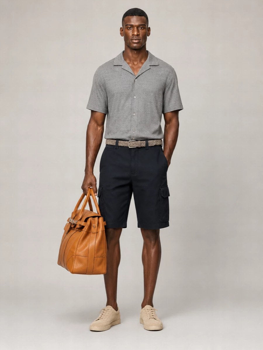 Brunello Cucinelli Cotton Cargo Shorts