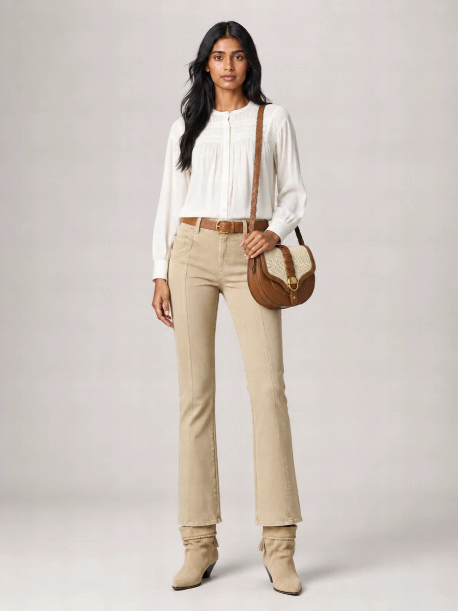 Isabel Marant Etoile Denim Flared Trousers