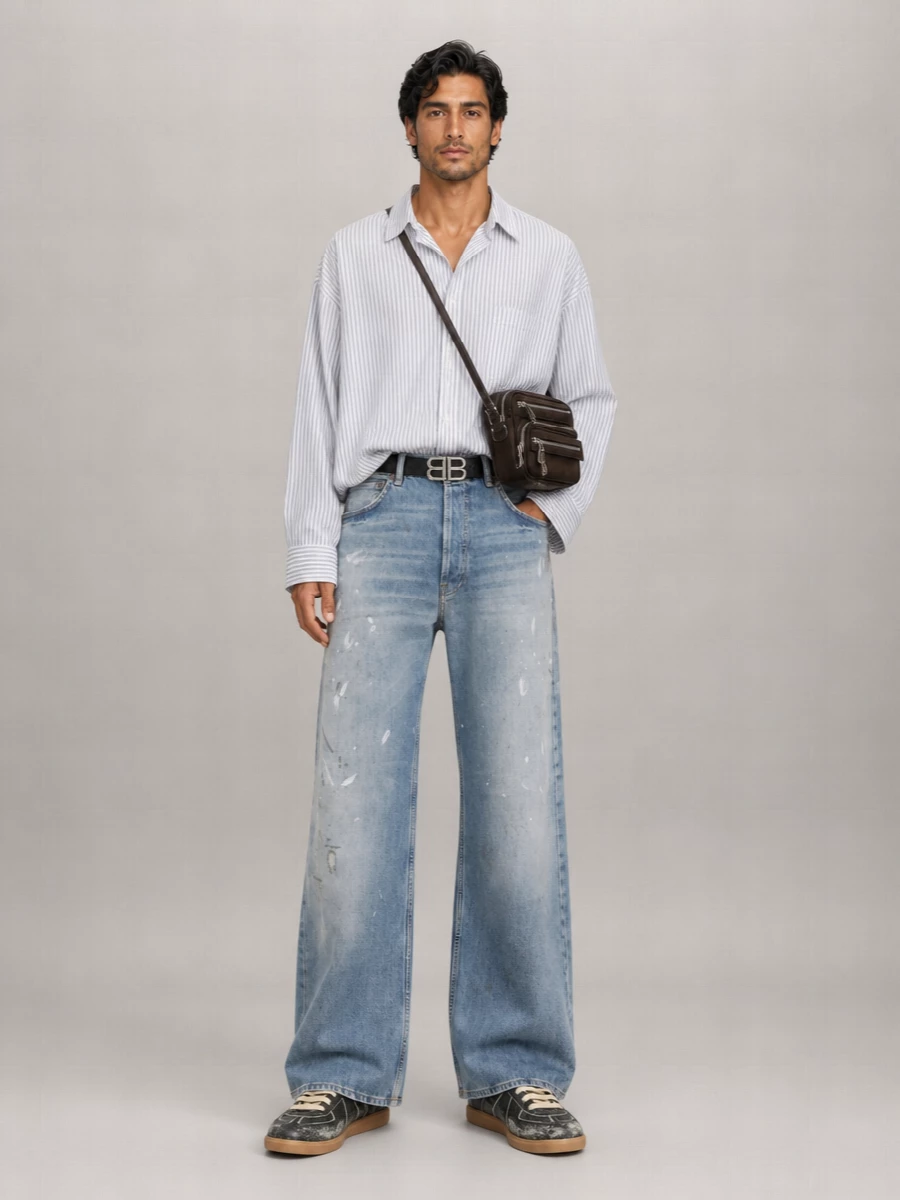 Acne Studios Trafalgar Flared High Waist Jeans