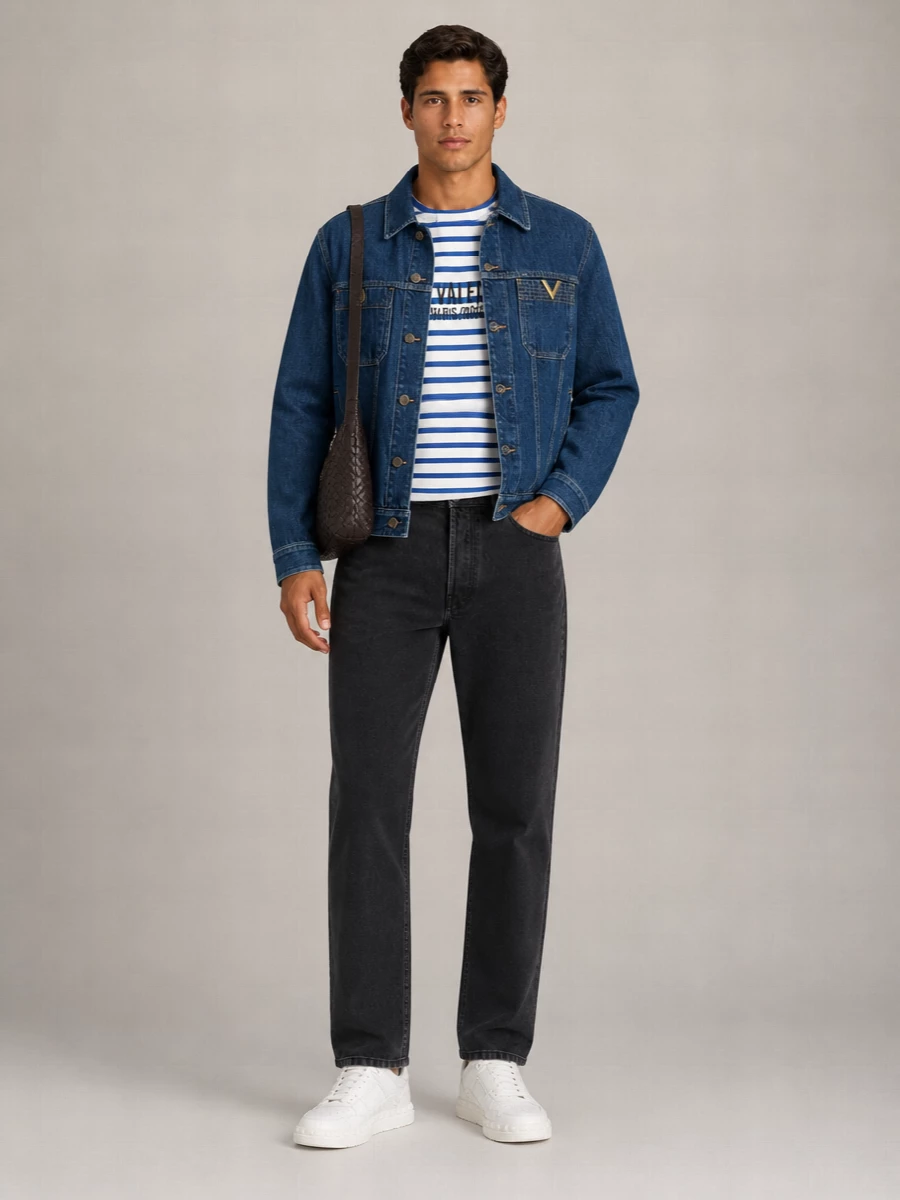 Valentino Garavani Denim Regular-Fit Jacket