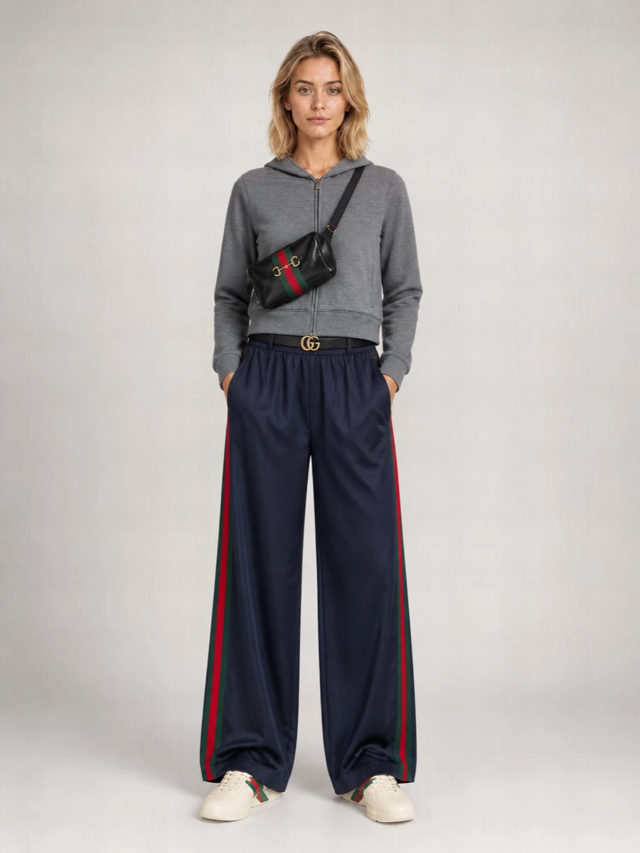 Gucci silk oversized shorts