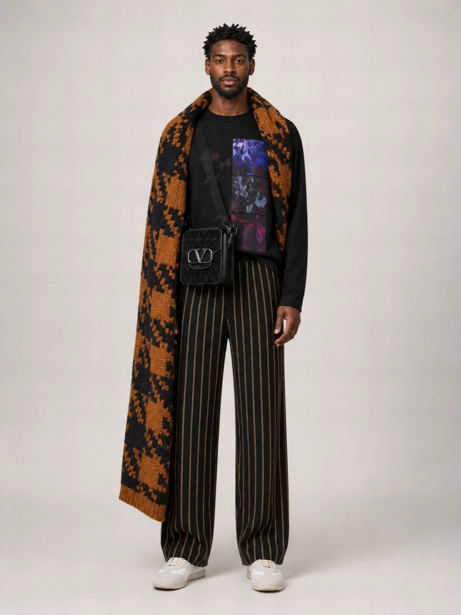Dries Van Noten Cotton Floral-Print Graphic-Print Long-Sleeve T-Shirt