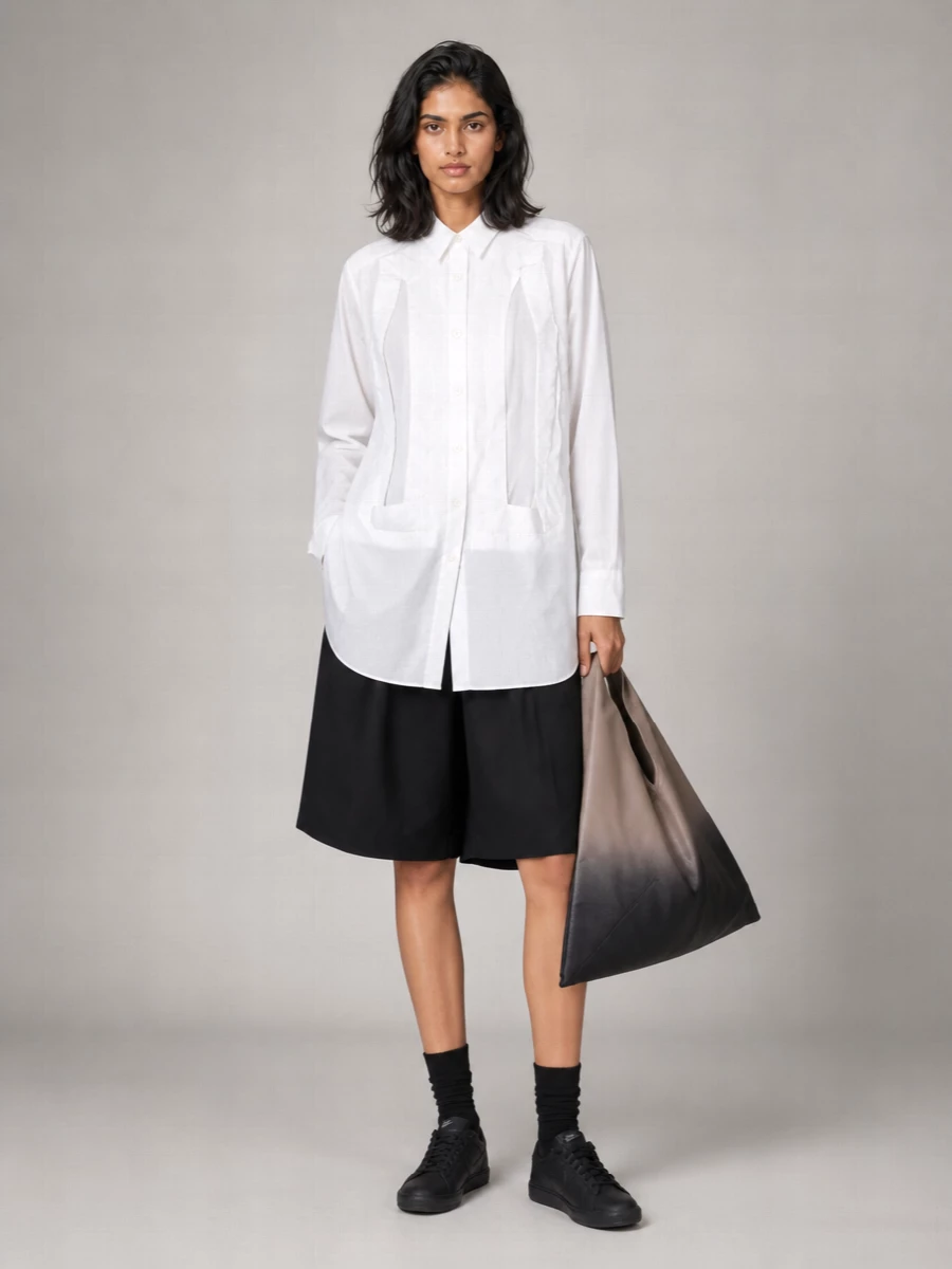 Comme des Garçons wool cropped wide-leg culotte trousers