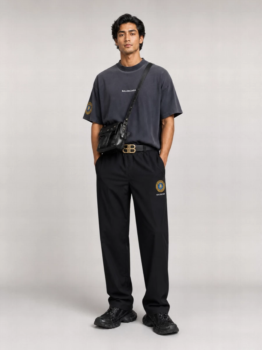 Balenciaga Straight-Leg Track Trousers