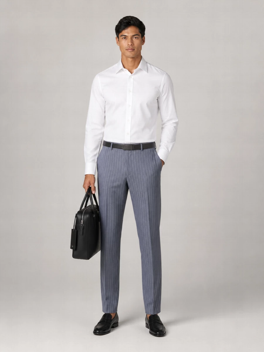 Tom Ford Wool Pinstripe Single-Breasted Suit