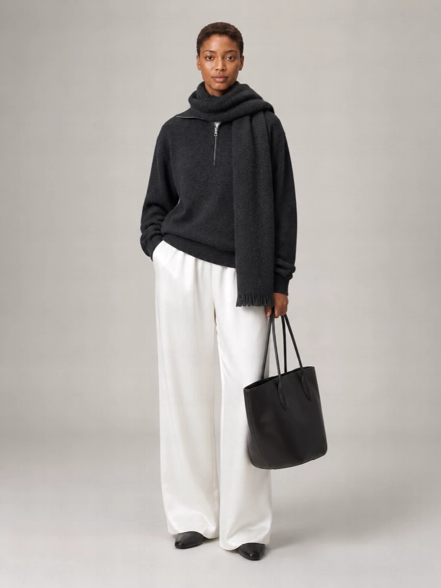 The Row Leather Tote Bag