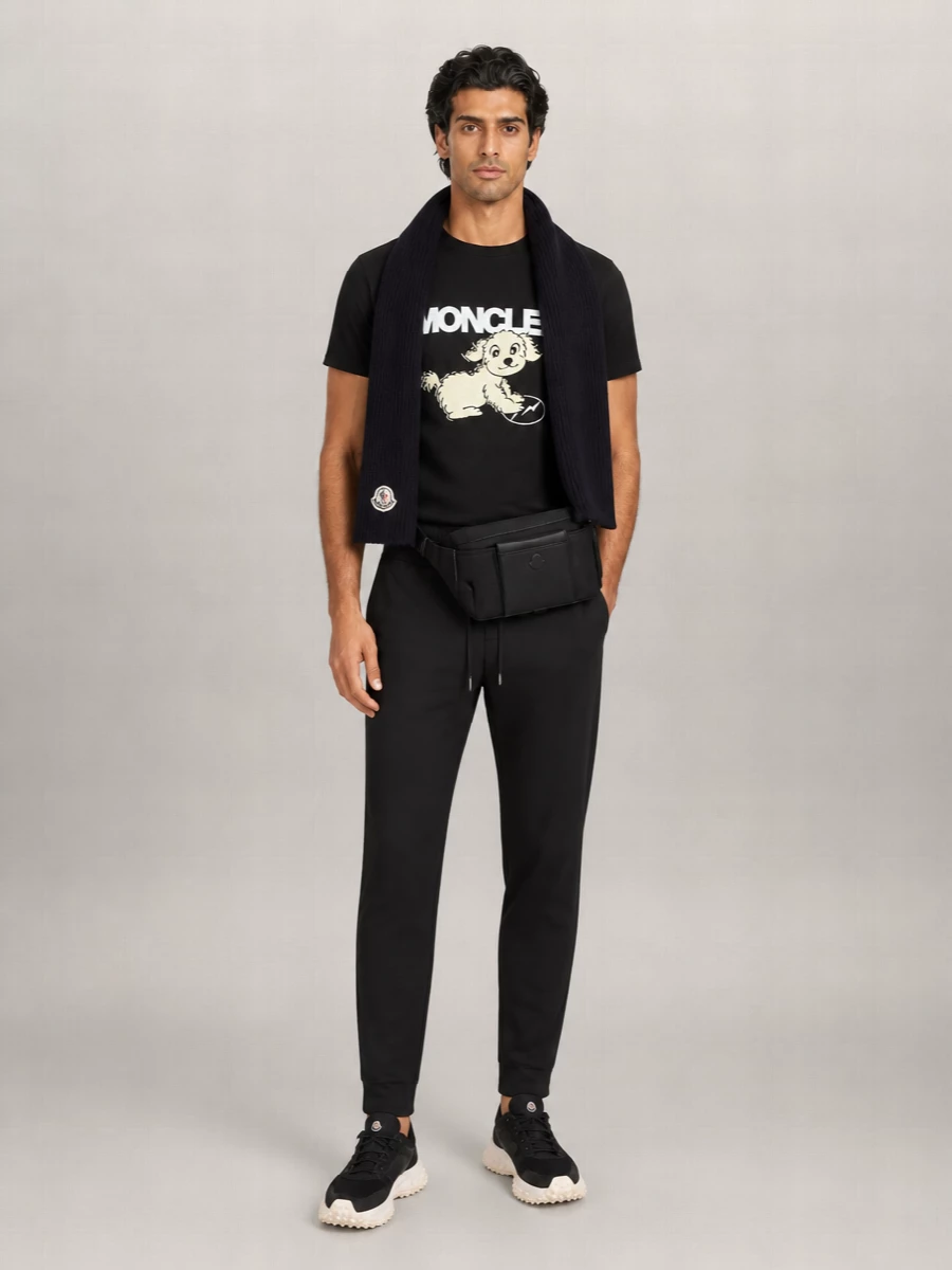 Moncler cotton printed short-sleeve t-shirt