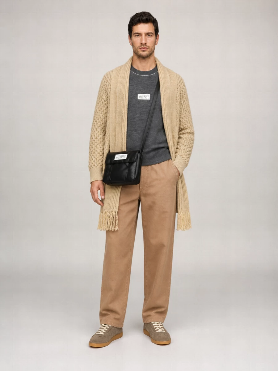 Maison Margiela Quilted Leather Shoulder Bag