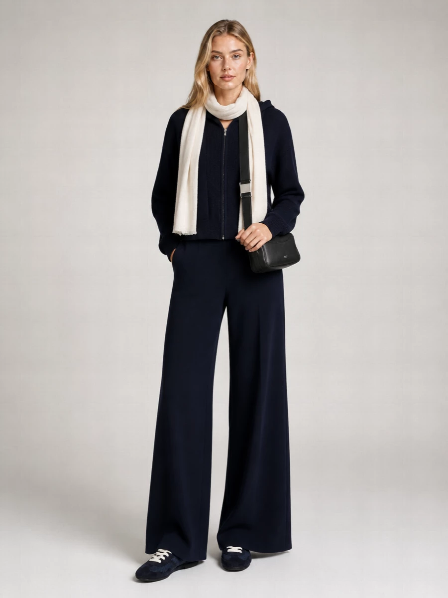 Max Mara Cashmere Hooded Zip-Up Cardigan