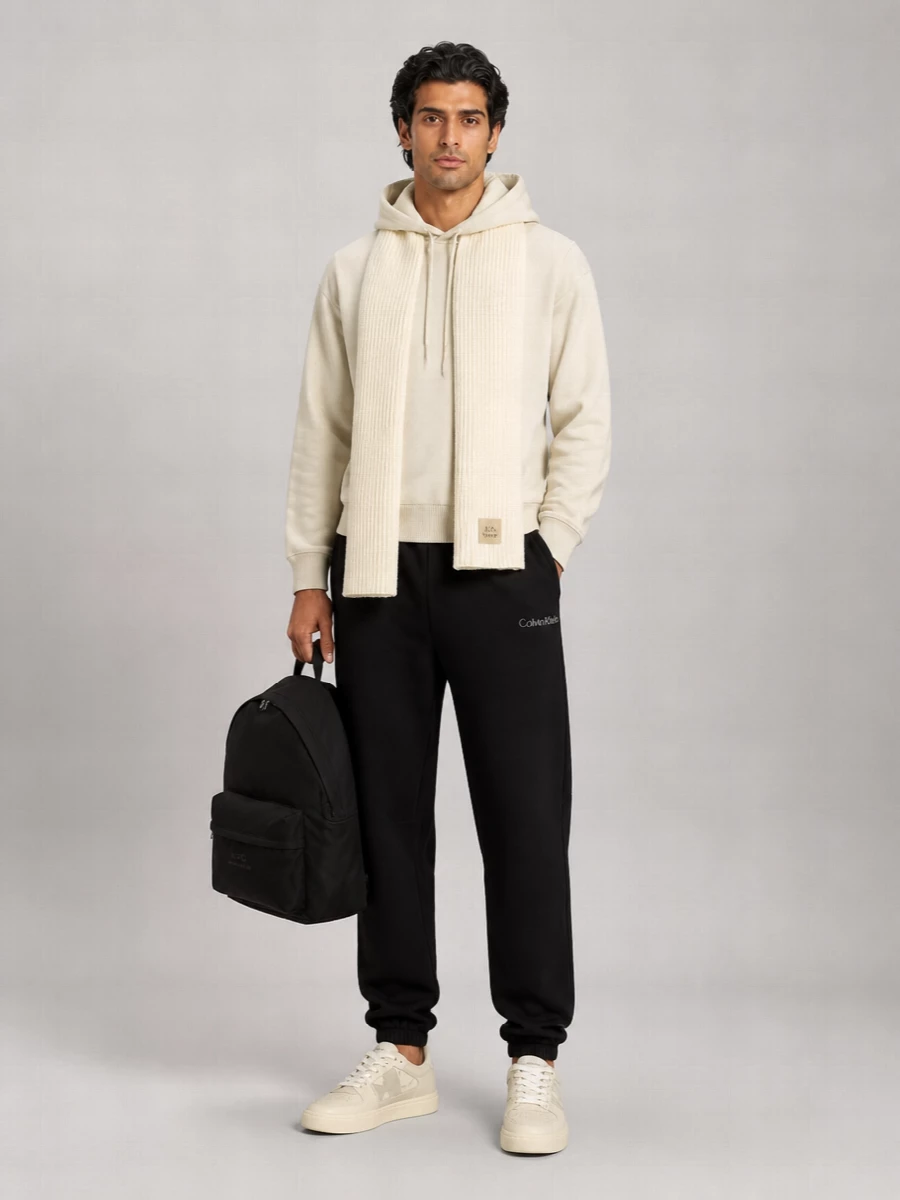 Calvin Klein Leather Low-Top Sneakers