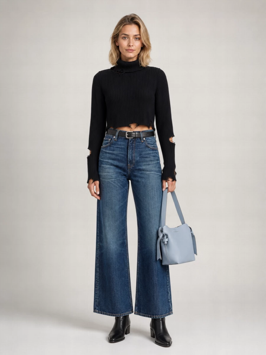 Haikure Denim Straight-Leg Jeans