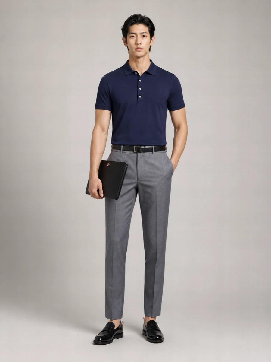 Thom Browne Cotton Polo Shirt