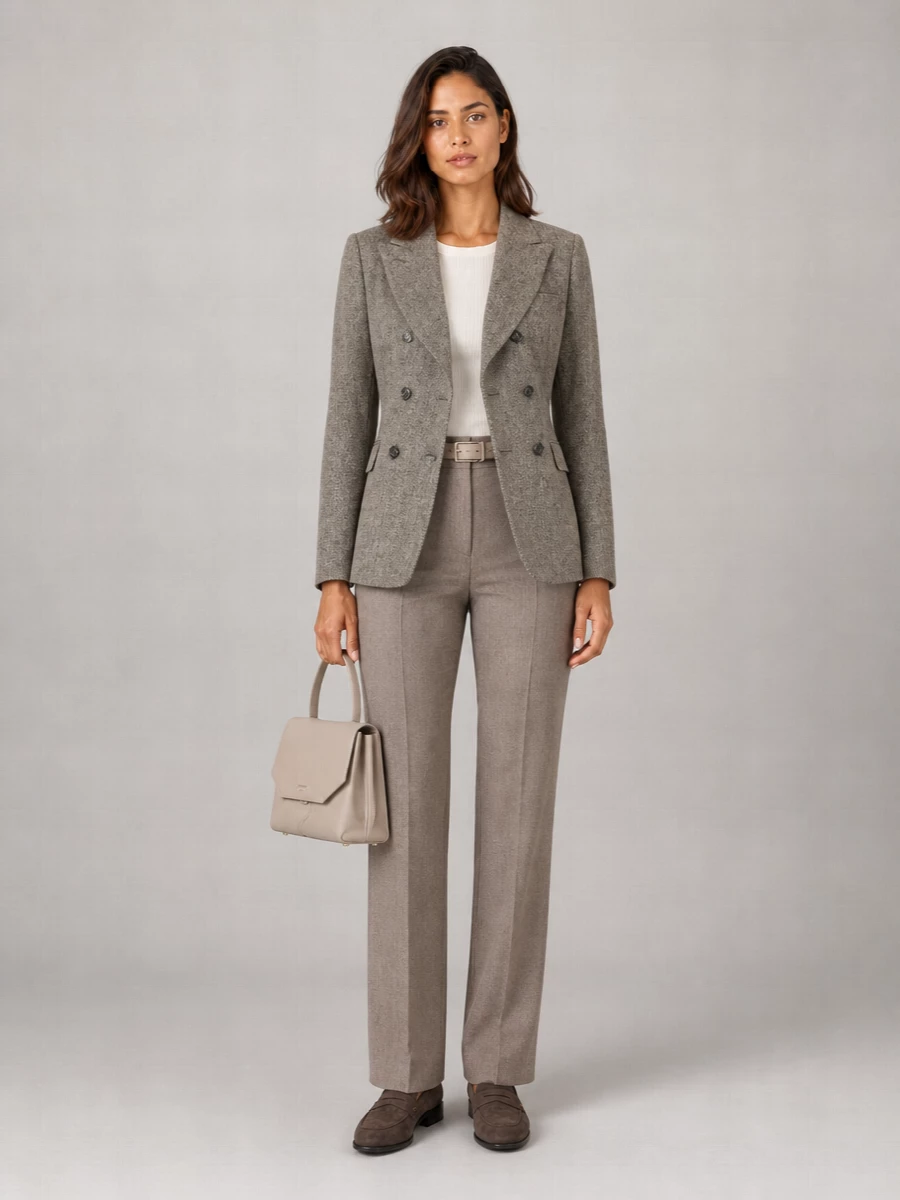 Pt Torino Cashmere Blend Straight-Leg Suit Trousers