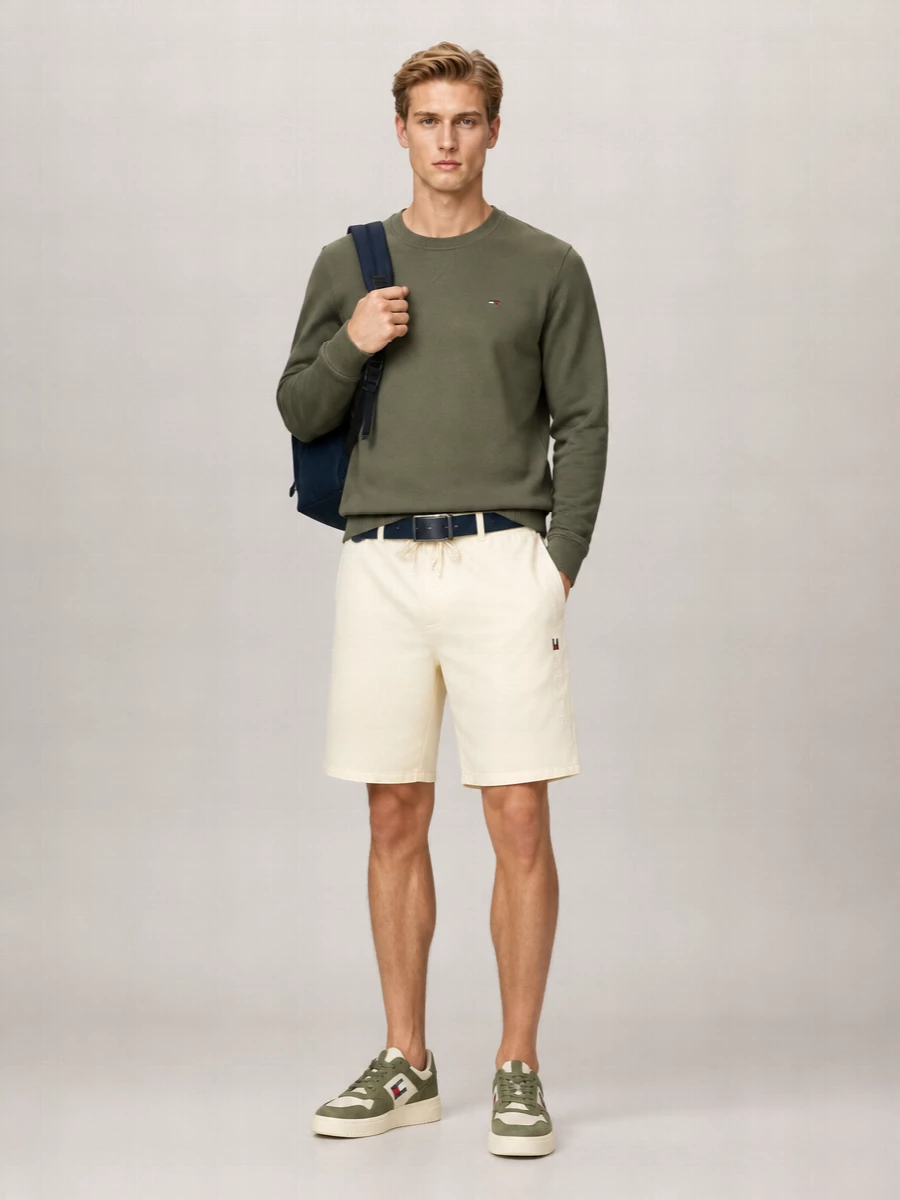 Tommy Hilfiger Leather Low-Top Sneakers