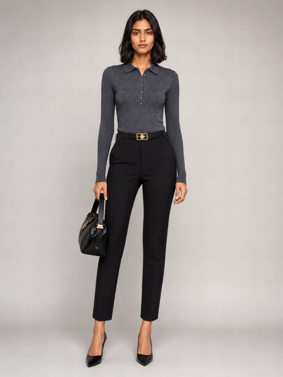 Pinko wool knitted top