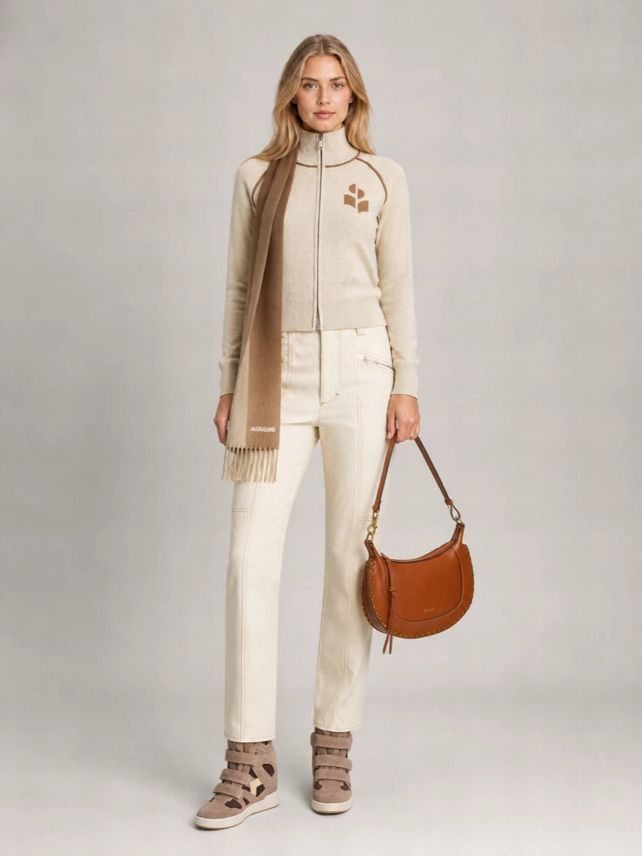 Isabel Marant Etoile Lanya Ribbed Cardigan
