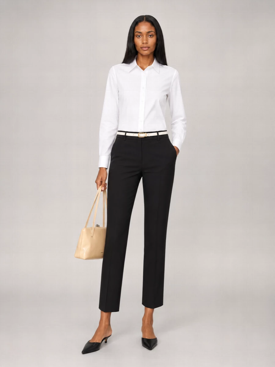 Róhe Shaped Cotton Poplin Shirt