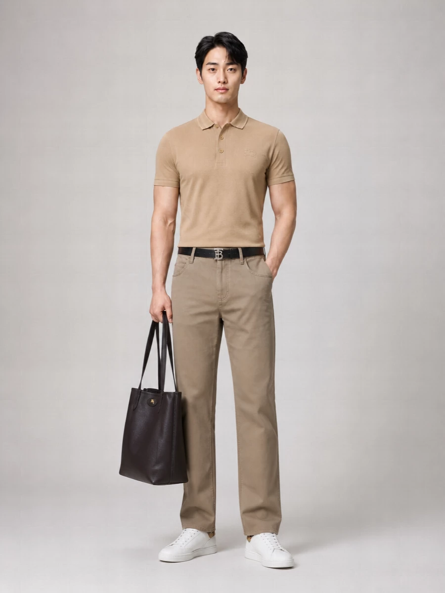Burberry Piqué Polo Shirt