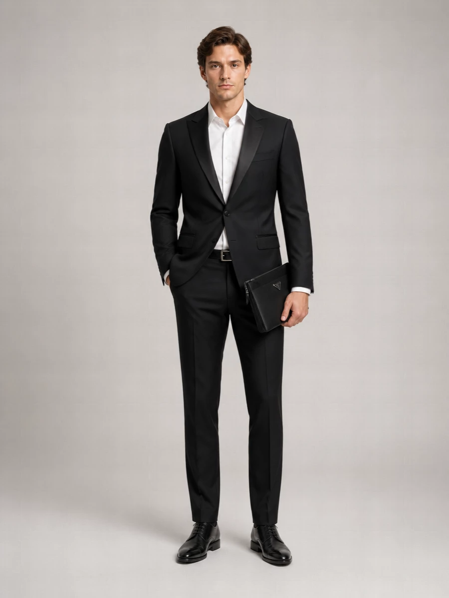 Pal Zileri Wool Straight-Leg Tailored Trousers