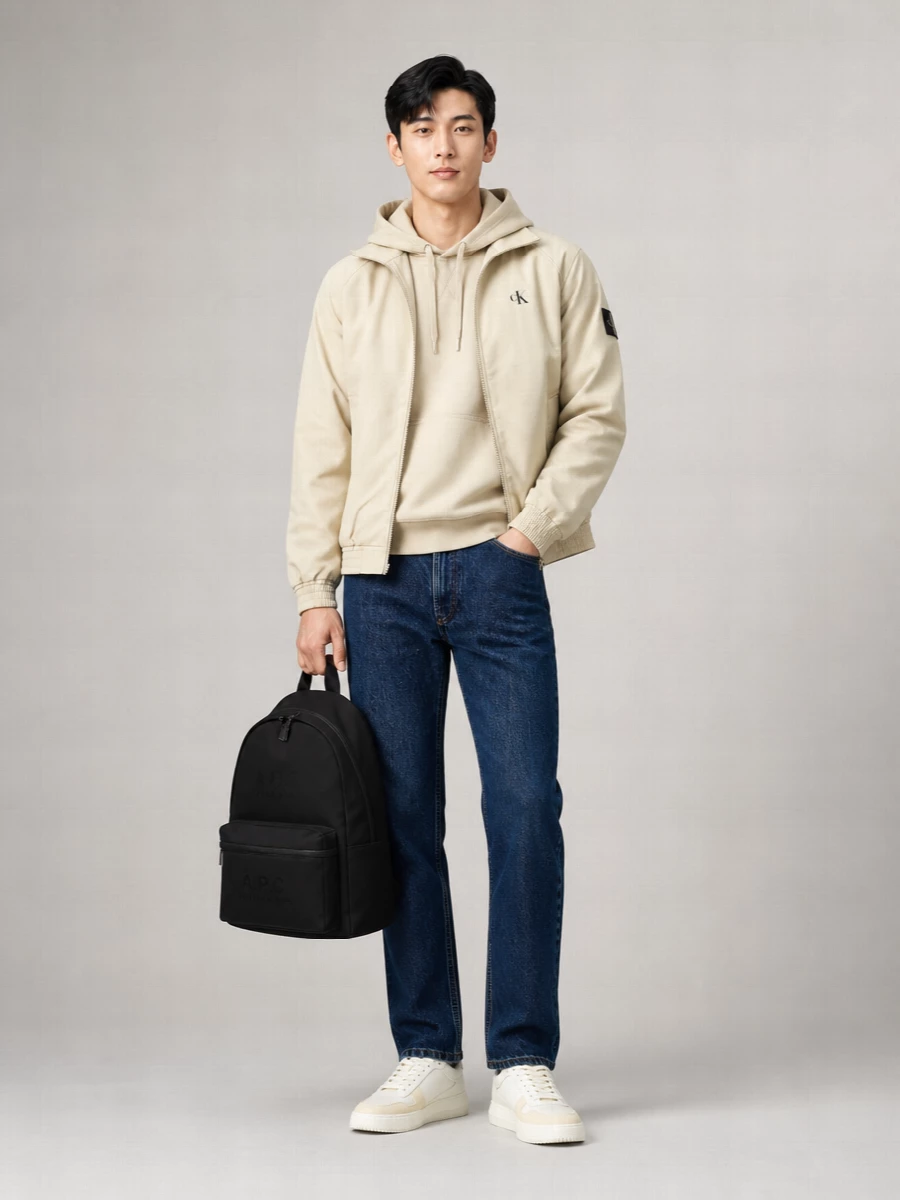 Calvin Klein Long Sleeve Single Breasted Jacket