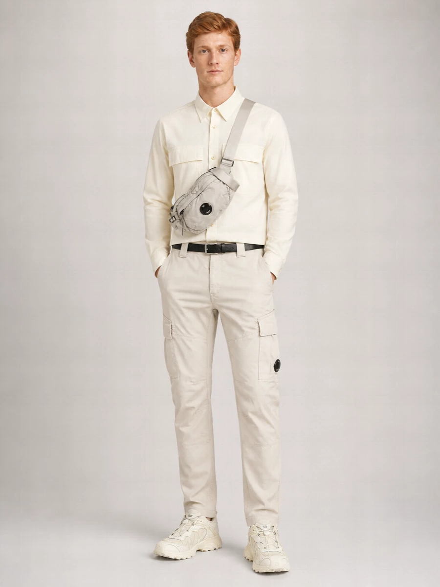 C.p. Company Stretch Sateen Cargo Pants
